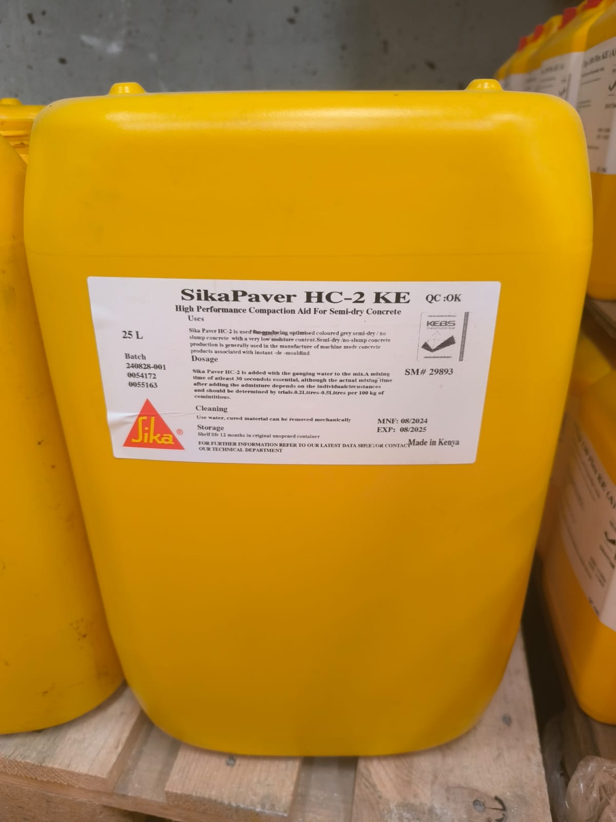 Sika SikaPaver® HC-2 – High-Performance Concrete Paver Admixture